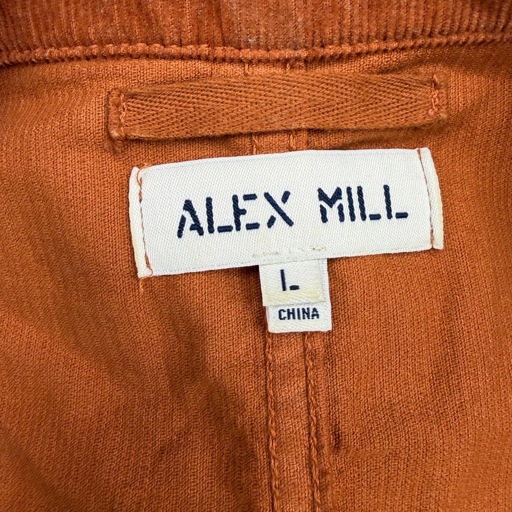 Alex Mill Corduroy Rust Colored Shirt Jacket - Picture 3 of 5
